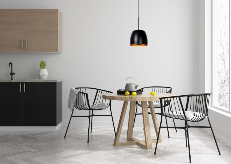 Lucide NOLAN - Závesné svietidlo - Ø 24 cm - 1xE27 - Čierna